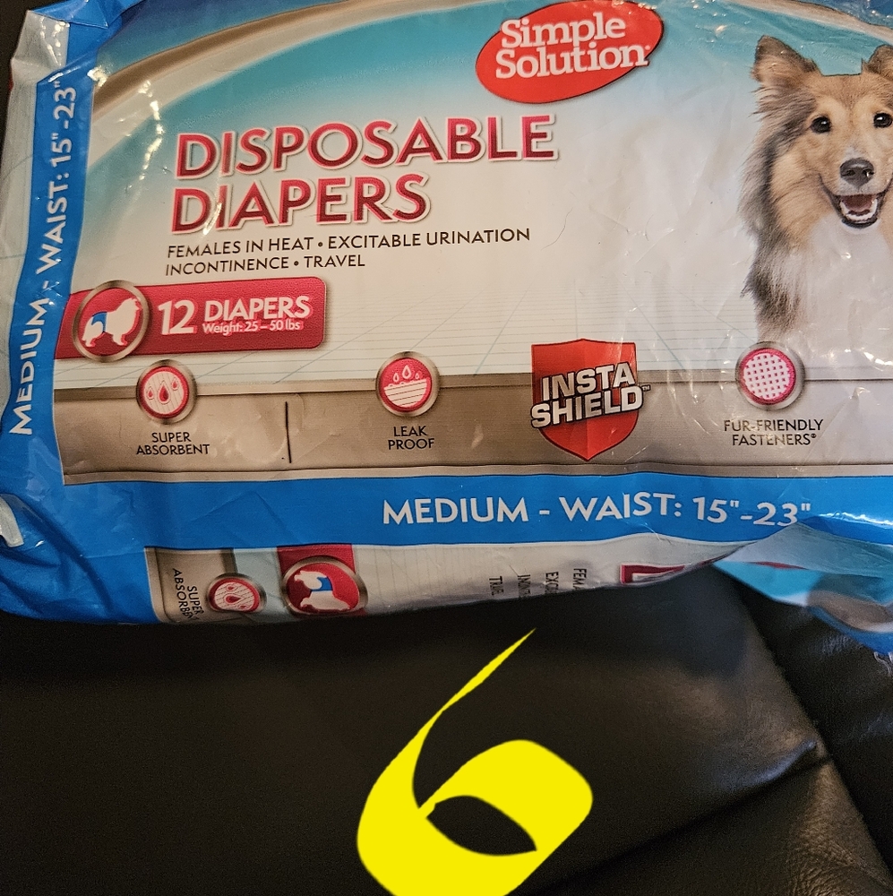 Simple Solution Female Doggie Disposable Diapers -